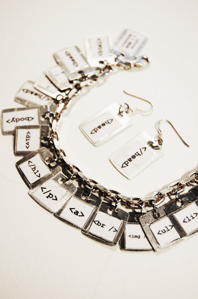 valid xhtml bracelet and earrings